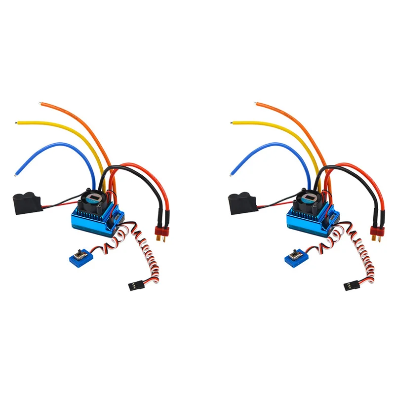 

B24C-2X RC Racing ESC 120A Sensor Big Current Speed Controller RC Car Accessories For 1/8 1/10 1/12 Car Crawler Boat Part