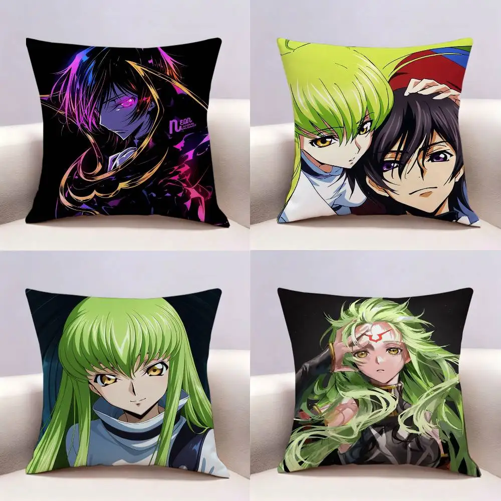 Anime Code G-Geass Double-sided print Pillow Case Cushion Cover Throw Pillow Case For Car Sofa
