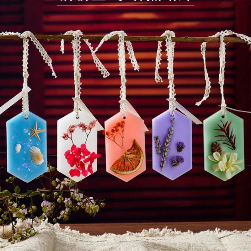 Fragrance Wax Piece Wardrobe Bedroom Toilet Remove Smell Dried Flower Pendant Fresh Air Birthday Gift Home Fragrance