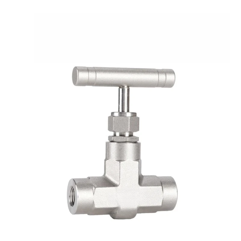 316 Stainless Steel Forged-Body Needle Valves High Pressure (10000Psi) Panel 70Mpa Straight Pattern Regulating Stem
