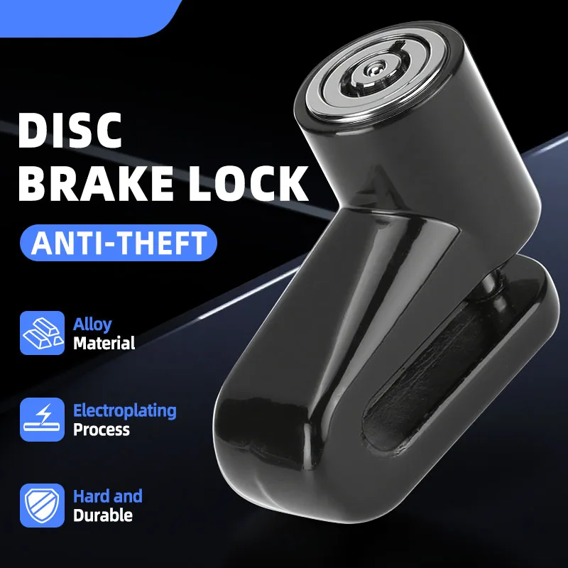 Anti-theft Lock Electric Scooter Disc Brake Lock with Steel Wire Bicycle Mountain Bike Motorcycle Disc Lock Safety Theft Protec