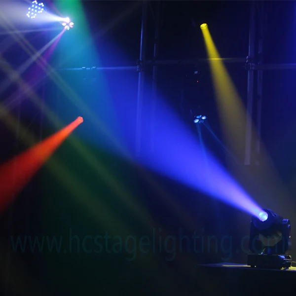 led dj 180w stage effect light rgbw 4in1 led dj light three mini moving gobo spot stage lighting equipment