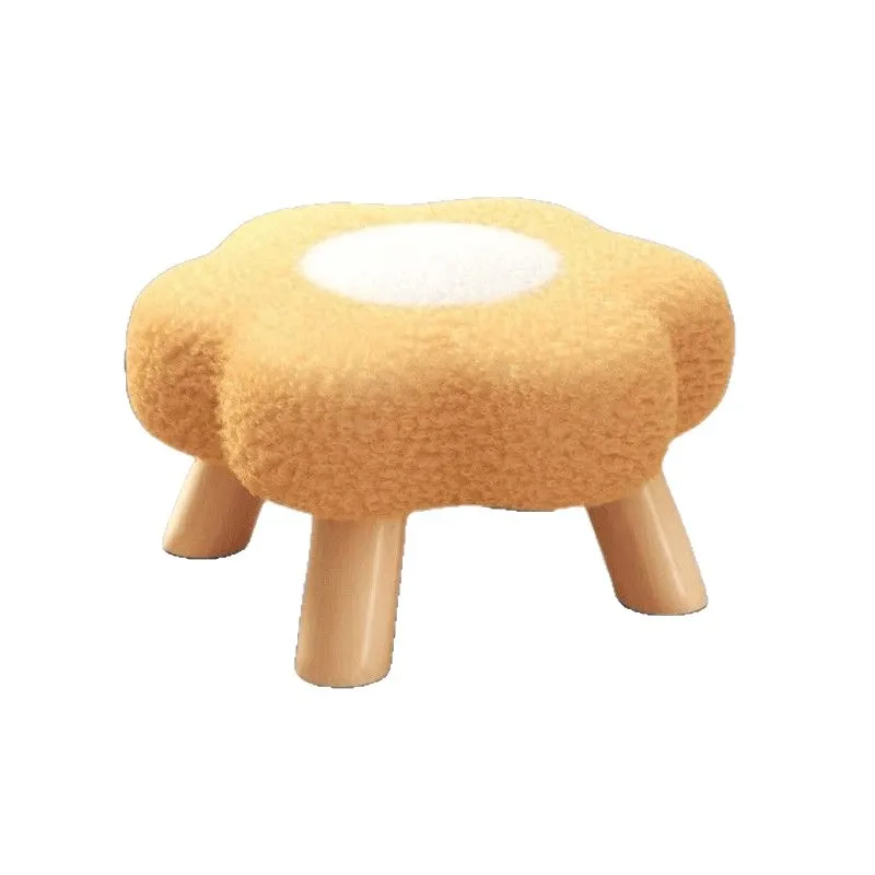 Small Stool, Household Low Stool, Small Bench, Soft Cushion, Shoe Stool, Small Chair, Living Room, Creative Stool, Children's