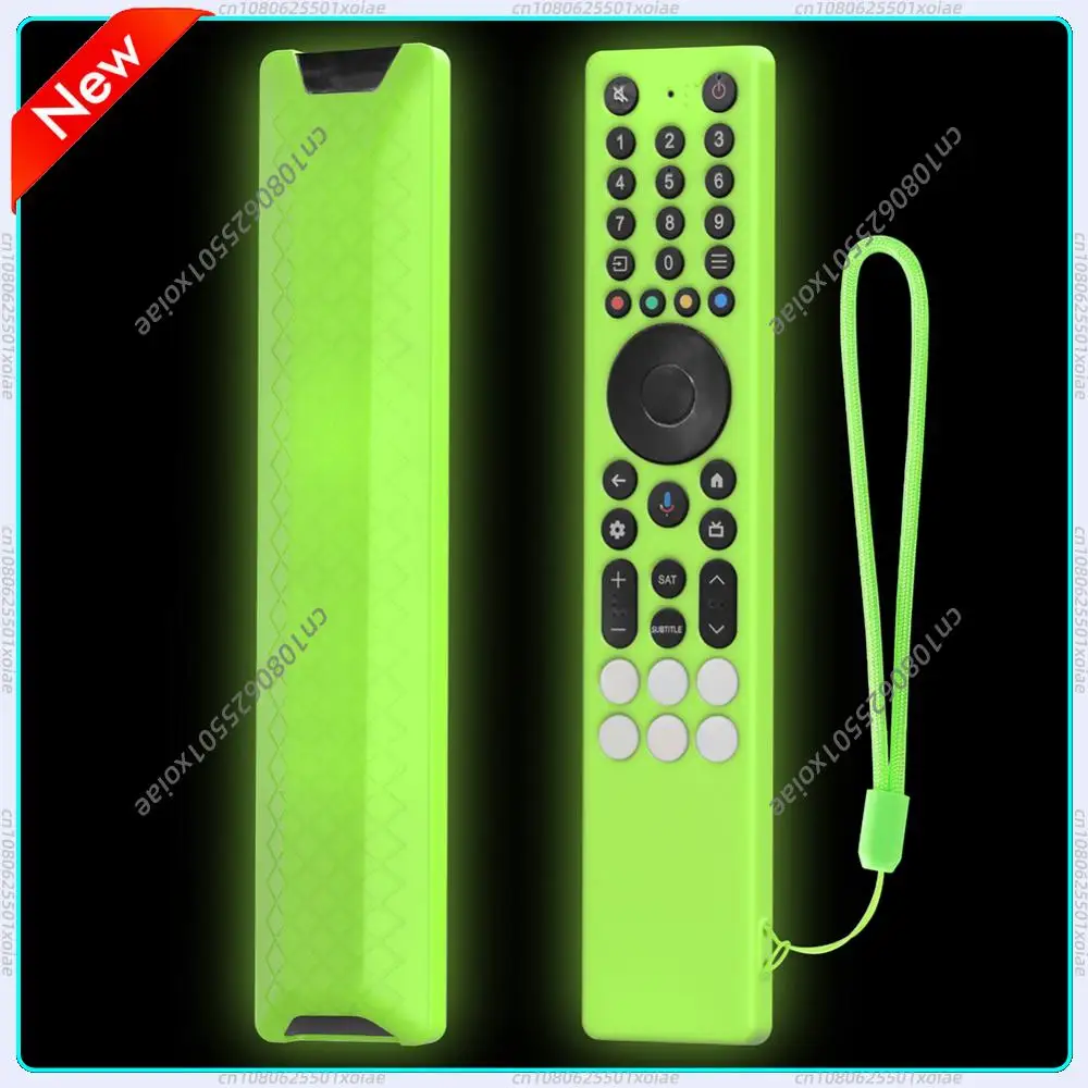 Silicone Case For TCL RC833A Silicone Remote Control Case with Lanyard Protective Cover Anti-Slip RC Cover TV Supplies Tool