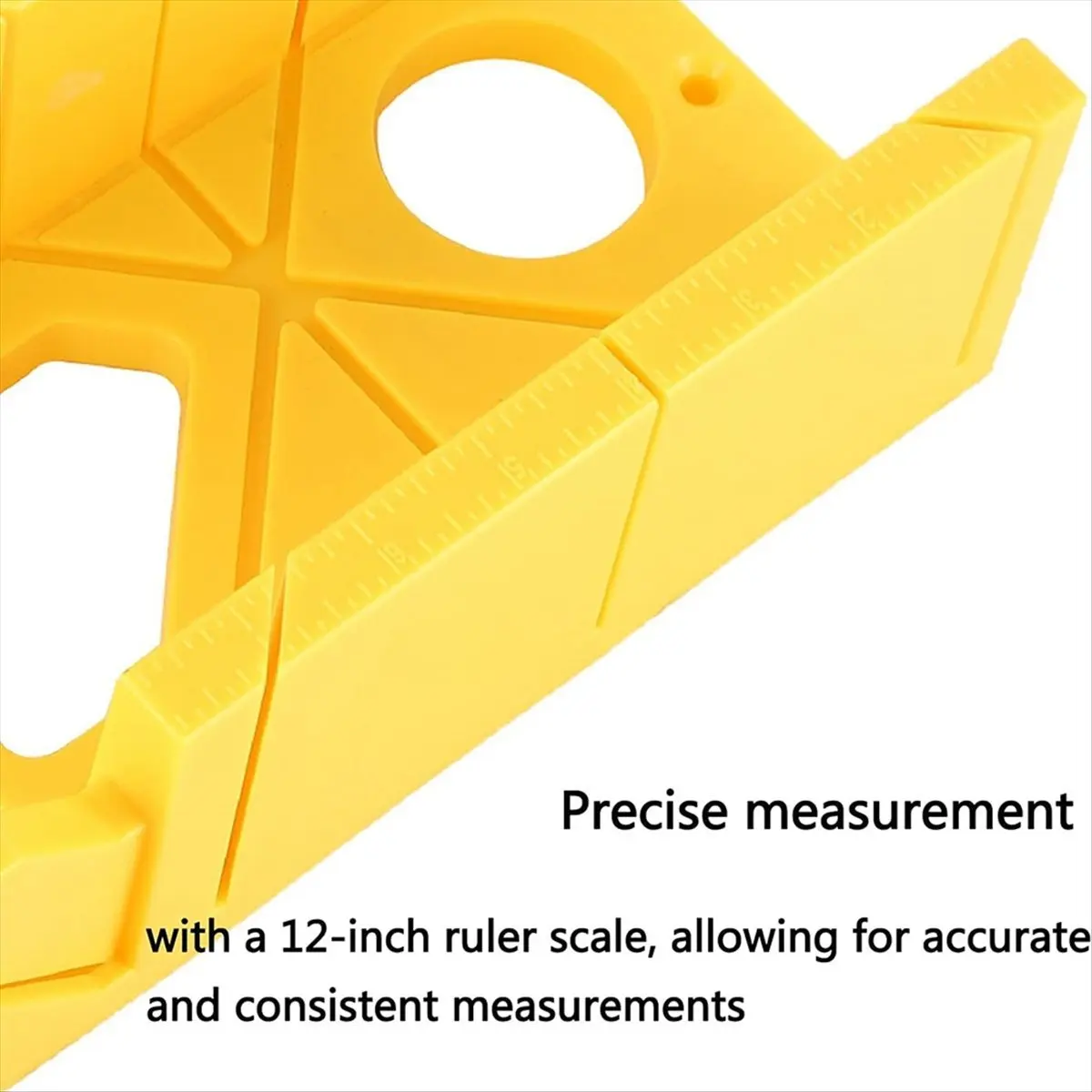 Hot Selling Miter Box 12 Inch, Miter Box with Ruler Graduation, 45 Degree, 135 Degree Preset Cutting Box