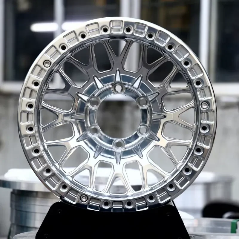 Custom 17x9 17x10 18x8.5 6x135 6x139.7 6x165.1 Forged Beadlock off Road Wheel Rim for Ranger Hilux Silverado F150 Ram 1500