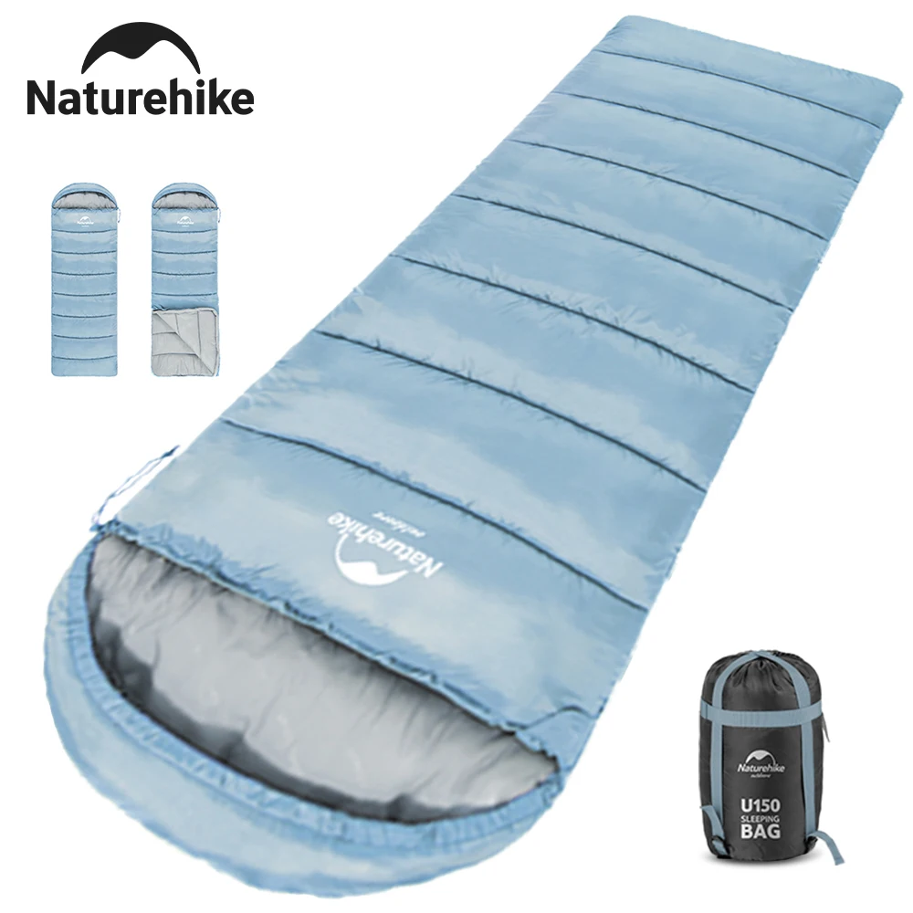 Naturehike U Series Sleeping Bag 150 250 350 250s 350s Camping Bags Ultralight Waterproof 4 Season Warm  for Outdoor Traveling