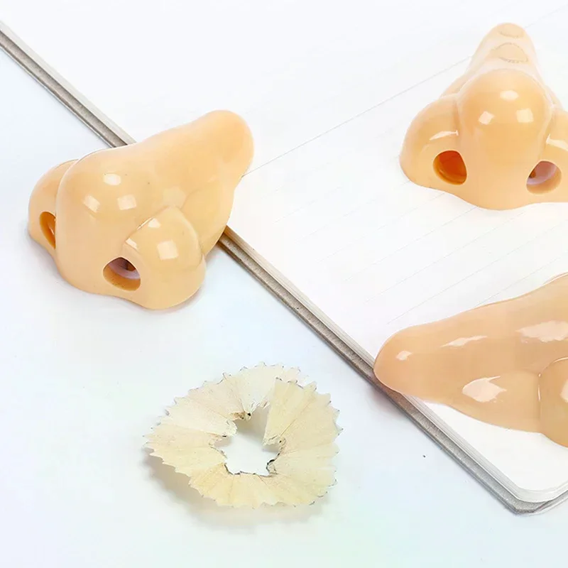 5/10 قطعة الإبداعية الأنف على شكل براية أقلام مضحك الأنف براية أقلام اللوازم المدرسية جوائز للأطفال هدايا الحفلات #3