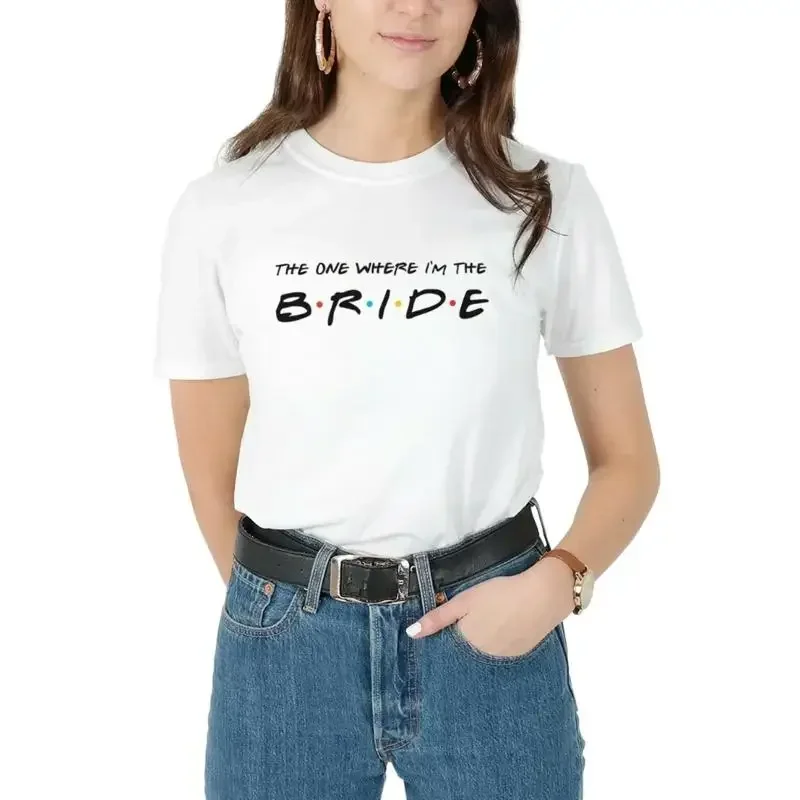 Friends The One Where I'm Bride T shirt Funny Wedding Bridal Shower