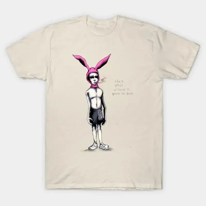 Cotton T Shirt Gummo Solomon Life Is Great Without It You'd Be Dead