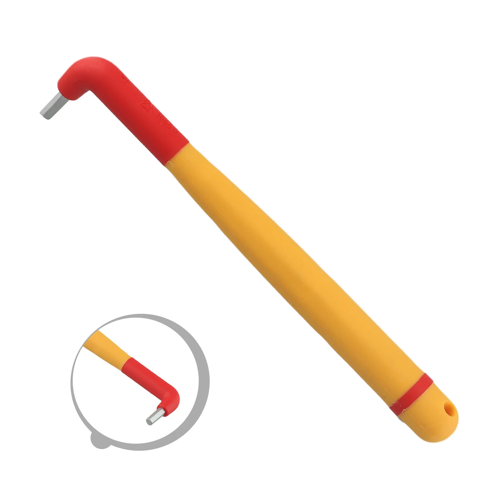 

Hexagon Wrench 1000V Insulated Wrench Electric Shock Prevention Insulation Protective Cover No Power Cut Needed