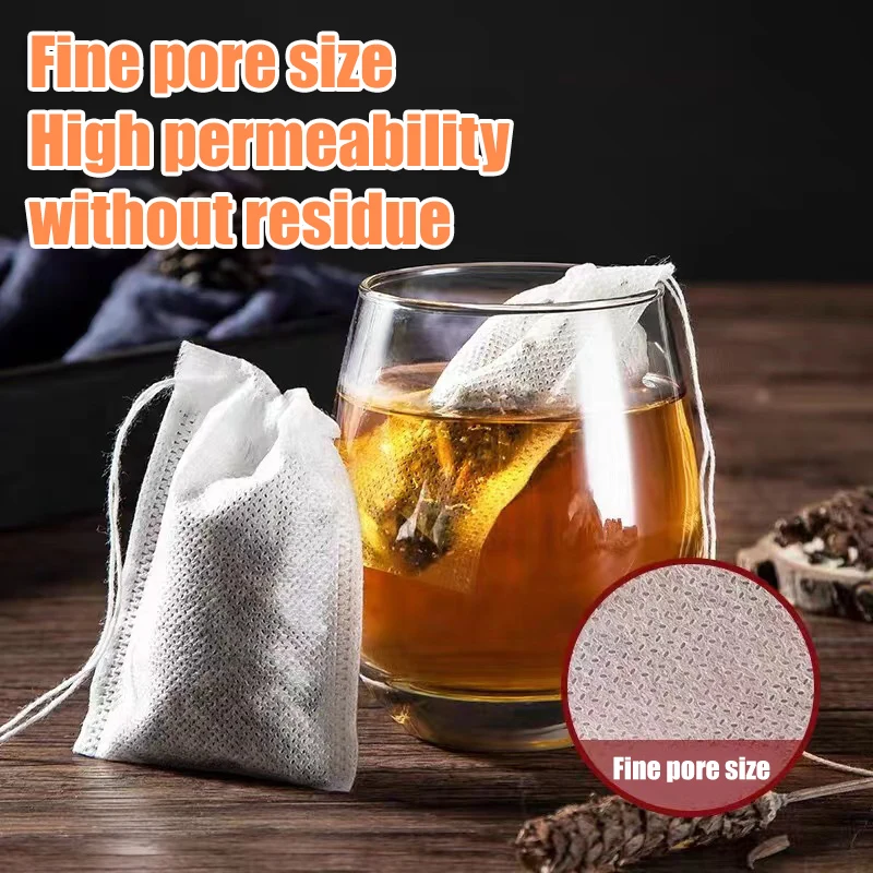 Non-woven threaded tea bags, disposable soup seasonings, tea bags, traditional Chinese medicine filtered tea bags