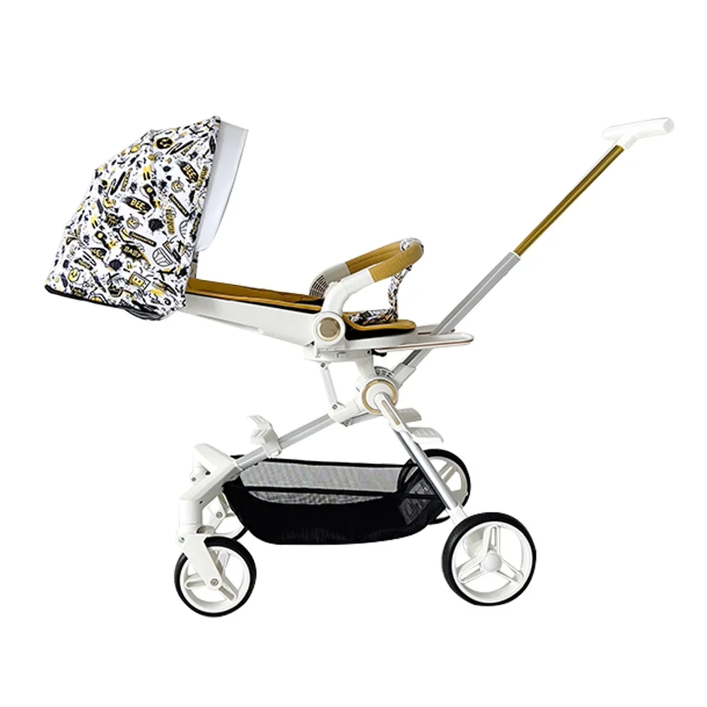 EN1888 zertifizierter faltbarer Kinderwagen, Babygeschenke, 2-in-1-Kinderwagen