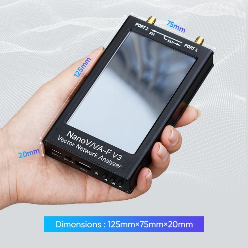 Imagem -05 - Nanovna-f Vector Network Analyzer Antena Analyzer Swr v3 43 6ghz hf Vhf Uhf 2023 Mais Recente