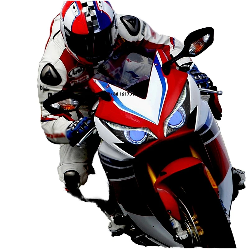 

CBR1000RR 2012-2016 проектор светодиодные фары в сборе оптическое волокно пластик 6000k идеально подходят для мотоциклов светодиодные фары