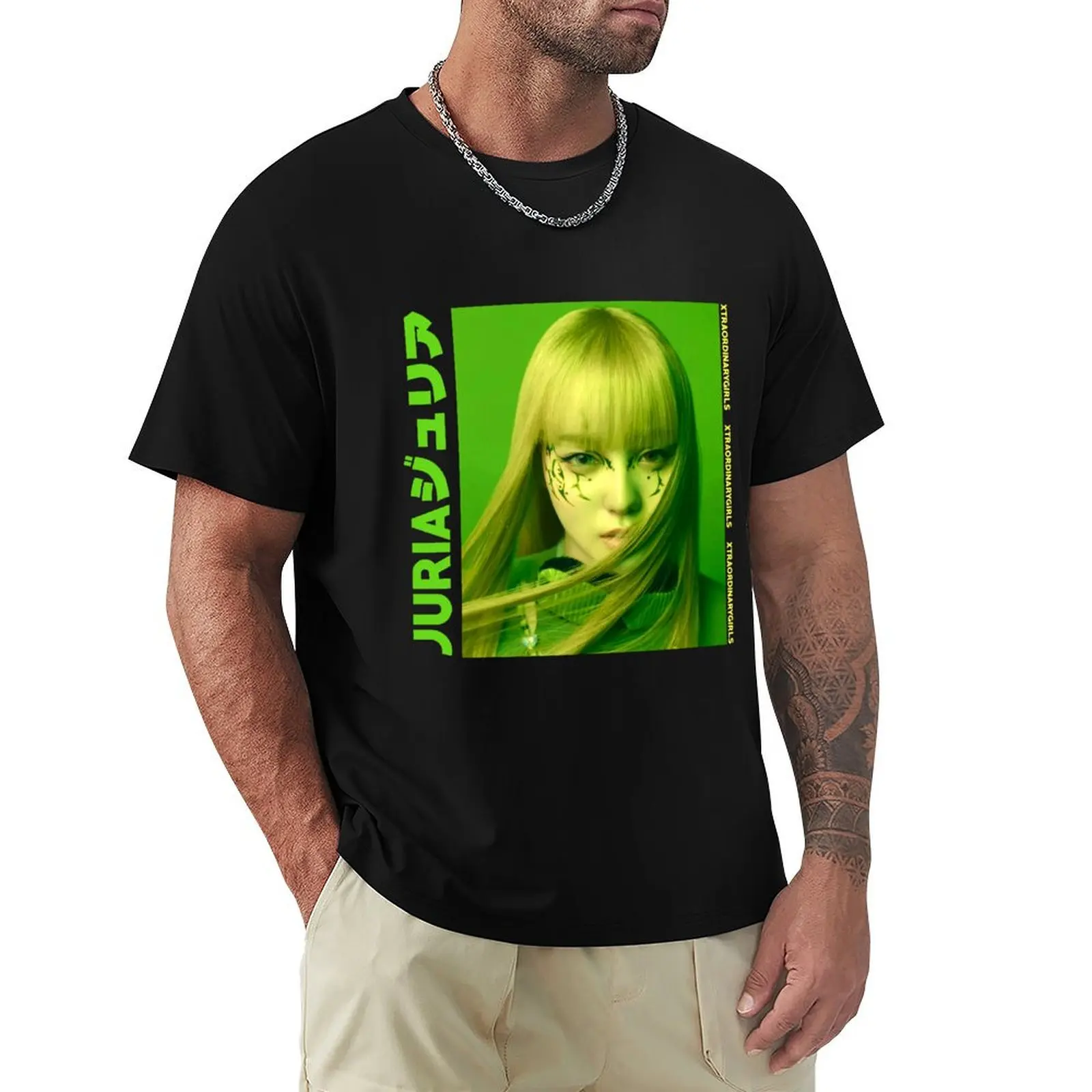 Kpop Juria XGALX Xtraordinary Girls ALPHAZ T-Shirt t shirt man luxury T-Shirt