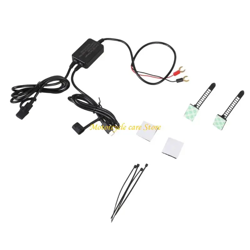 U75F 60W High Speed Charging Adapter Double Type C Waterproof For Motorcycle Outdoor Riding