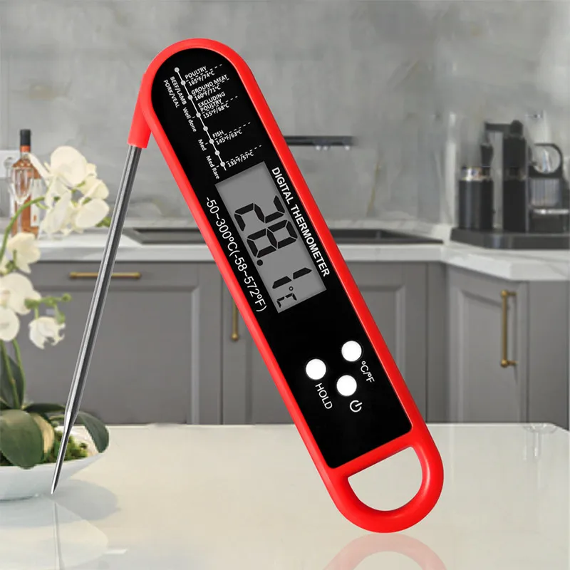 Instant gelezen vlees thermometer roestvrij staal keuken koken Bbq digitale vlees thermometer met sonde