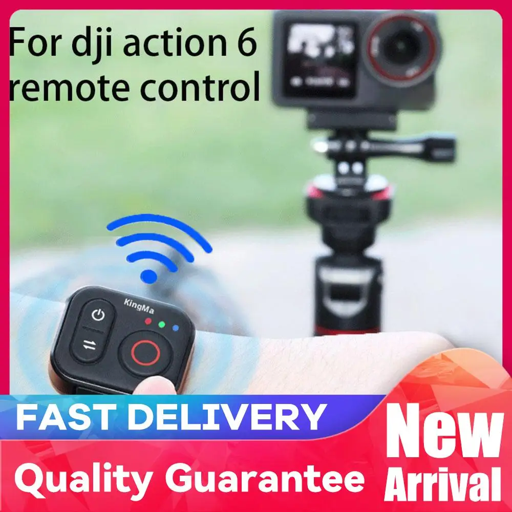 

Беспроводной Bluetooth-пульт дистанционного управления 50 м для DJI Action 6/5 Pro/4, наручные часы-пульт, аксессуары для спортивных камер