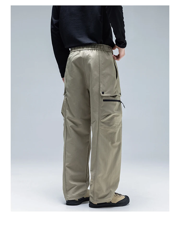 Unisex Teflon Wasserdichte Softshell-Hose - Fluoridfreie, wasserabweisende, schnelltrocknende Wanderhose mit verstellbaren Bündchen – Detail 9