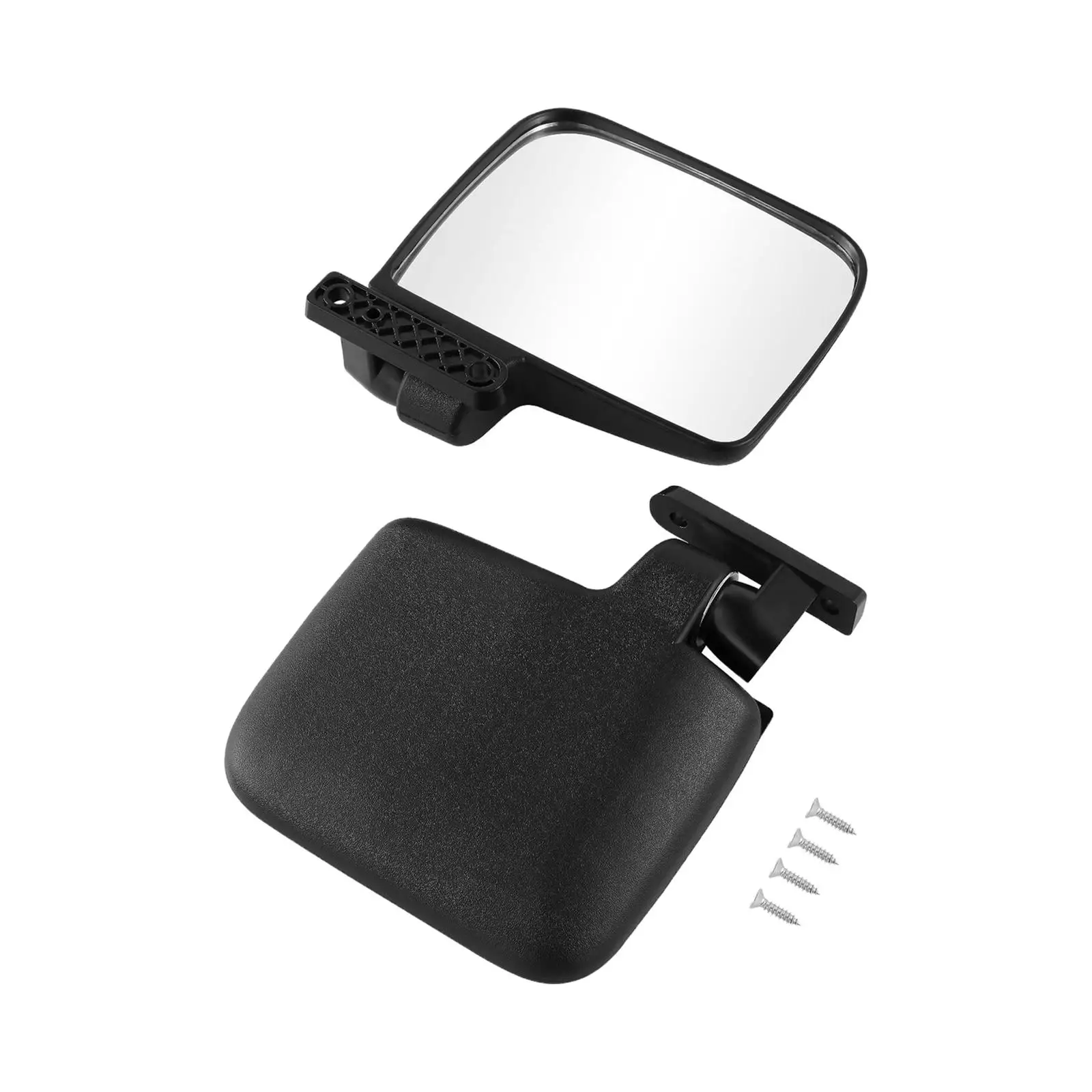 2 Pieces Golf Carts Mirrors Repair Parts Easy Install Sturdy Replaces Professional Assembly for Ezgo Golf Carts Rearview Mirror