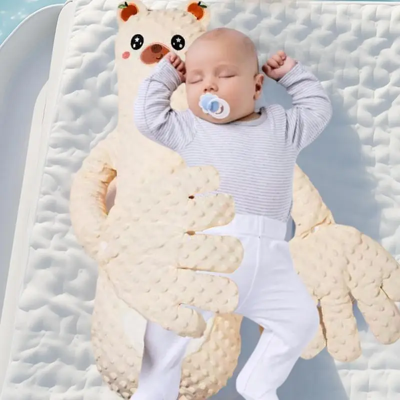 

Baby Tapping Toy for Sleep Bear Sleep Aid Adjustable Baby Patter Cute Cartoon Soother Red Bean Filling for Anti-Frightening