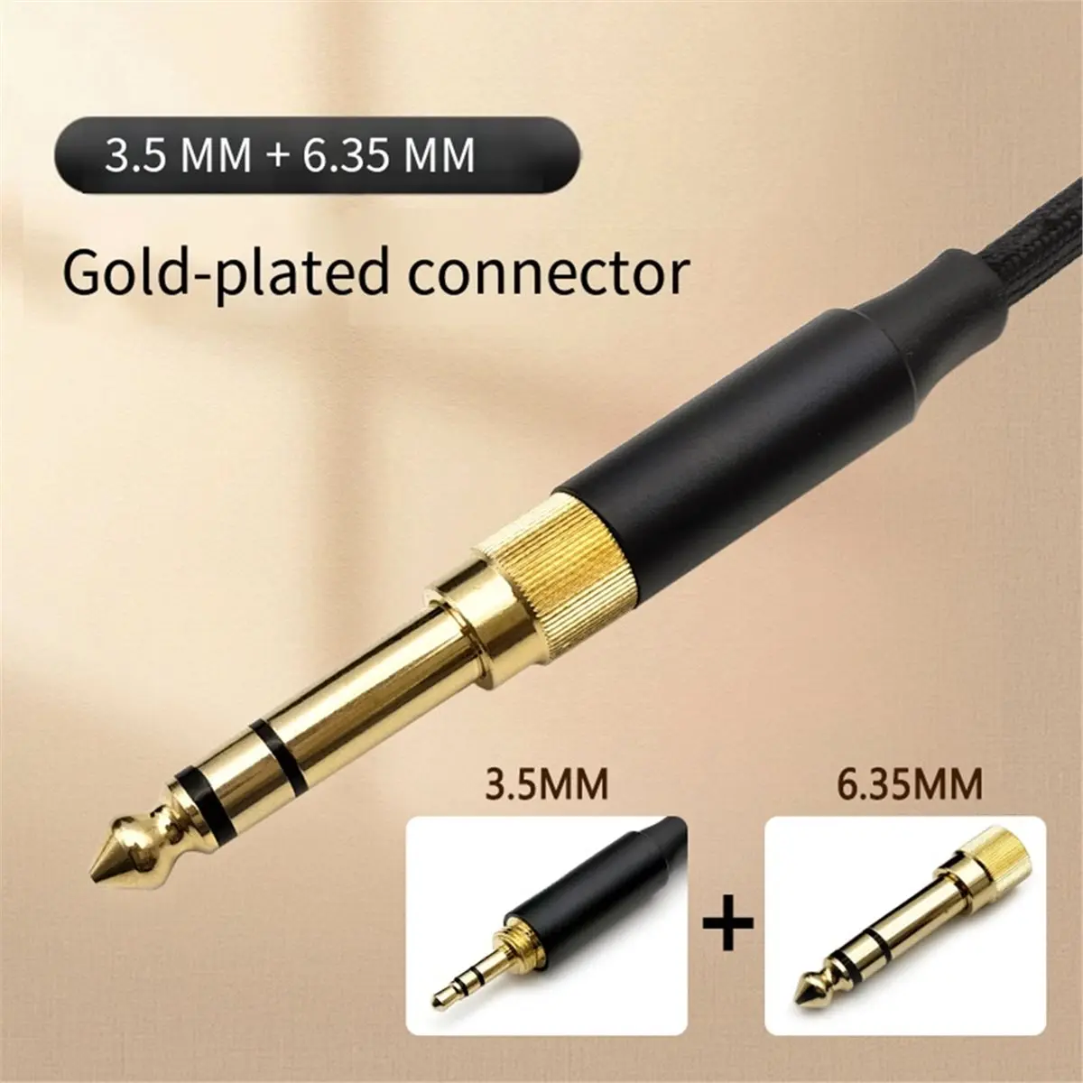 【Cable】 3.5mm Audios Cable Replacement for HD650 HD600 HD580 HD660S Headphones Long Coppers Wire
