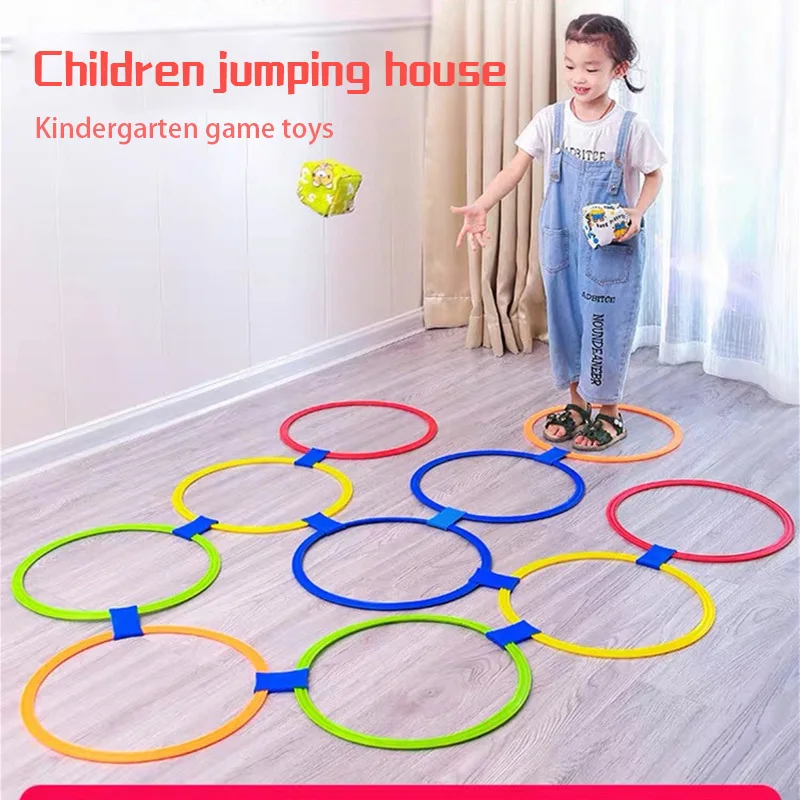 4pcs Soccer Training Circles Multi-color Plastic Agility Rings For Speed Coordination And Agility Training Portable Football Tra