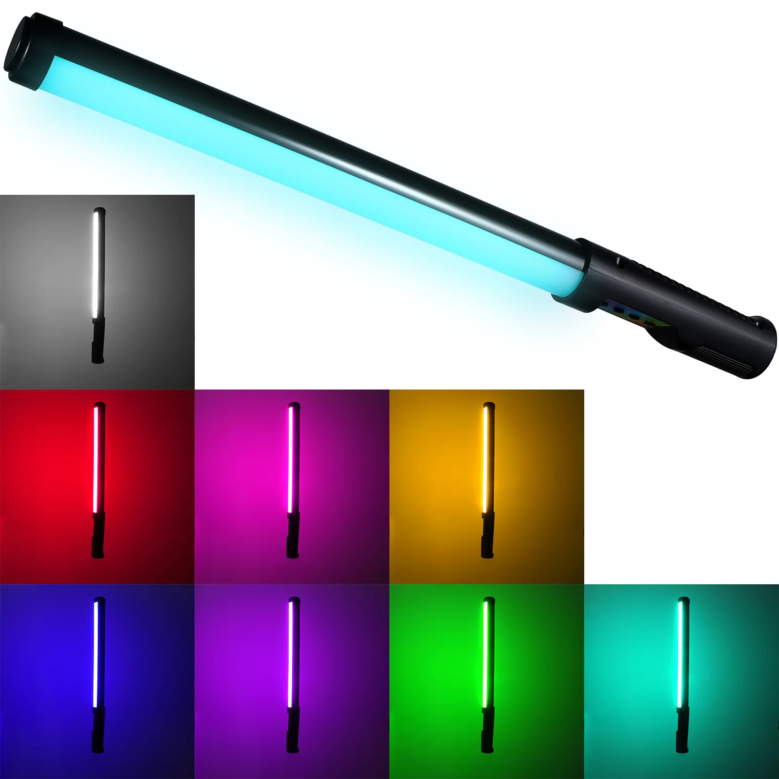 

Rgb Handheld Portable Fill Light Dimmable Camera Light Photography Video Recording Live Streaming Filming
