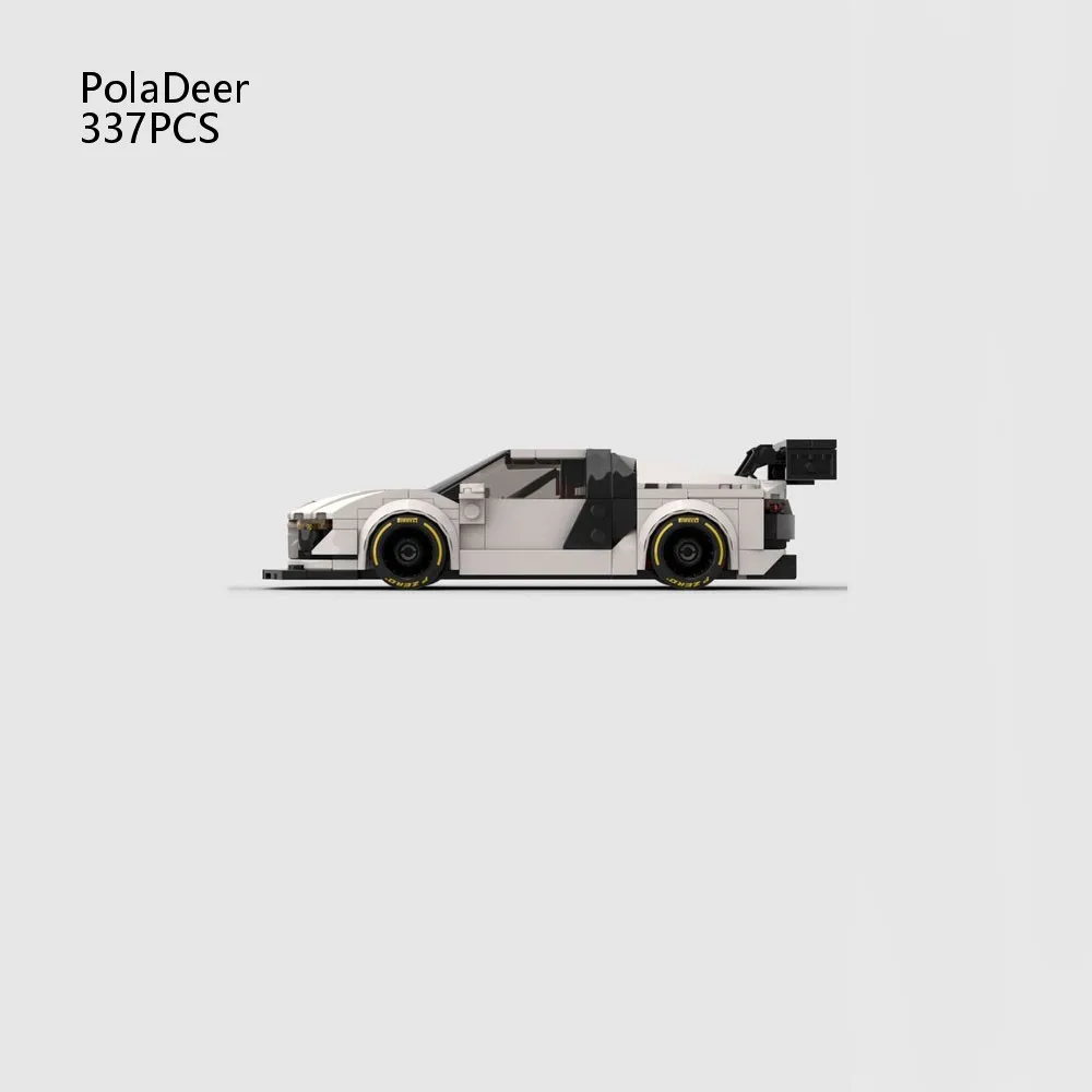 

Конструктор Poladeer MOC 337 деталей: Сборная модель скоростного автомобиля R8 LMS Ultra (версия 2013 года), игрушка-головоломка, подарок на праздник