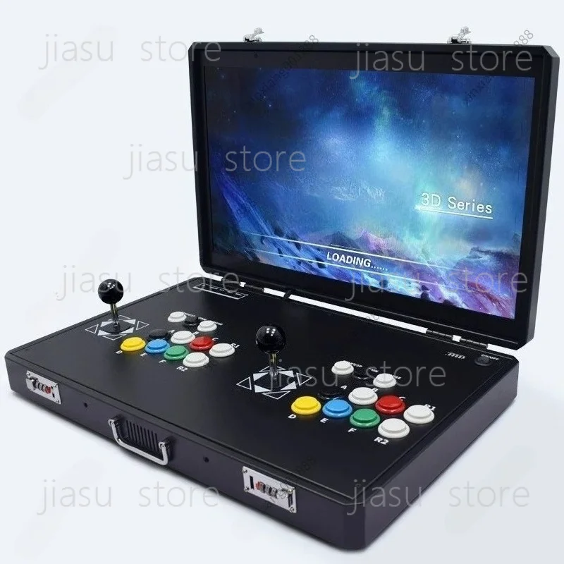 Portable Foldable 24'' Arcade Cabinet Dual Joystick Pandora Box Home Retro Gaming Console