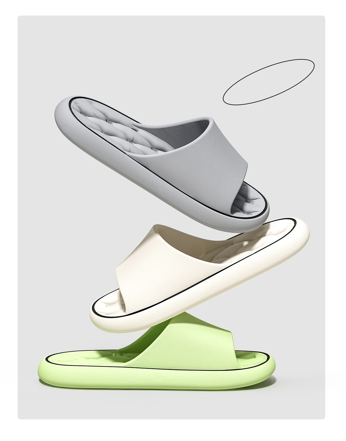 Sommer Frauen Badezimmer Hausschuhe EVA Undichte Hause Sandalen Bequeme Weiche Nicht-slip Rutschen Indoor Männer Schnell Trocknend Flip-Flops – Detail 7