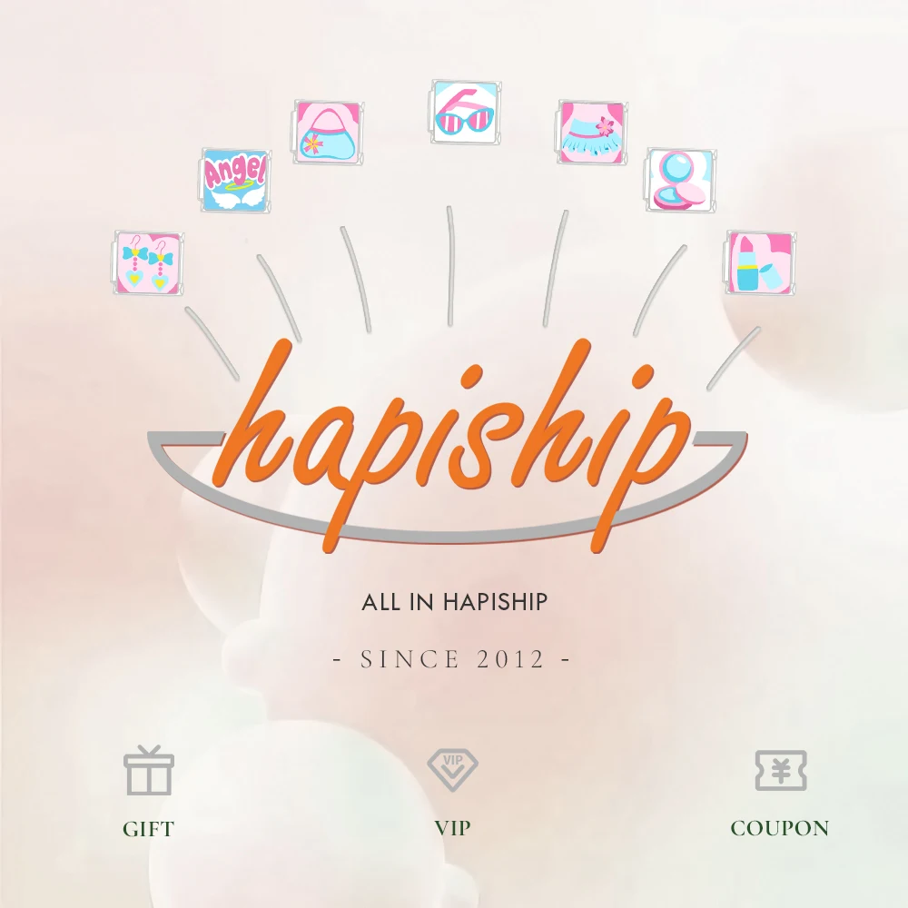 Hapiship 2024 신상 여성 하트 걸 소년 고양이 스타 참 이탈리아 링크 핏 9mm 팔찌, 스테인레스 스틸 DIY 쥬얼리 만들기 DJ1242