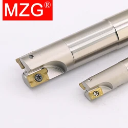 8 adet BAP 300 yüz freze kesicisi aracı tutucu Shank CNC sağ açı omuz APMT karbür Insert End Mill torna endekslenebilir