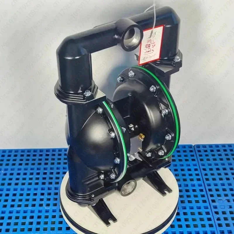 2 Inch Aluminum Pneumatic Diaphragm Water Pump Slurry Delivery Pump with PTFE Diaphragm Oil Delivery Low Viscosity Fluid Glue