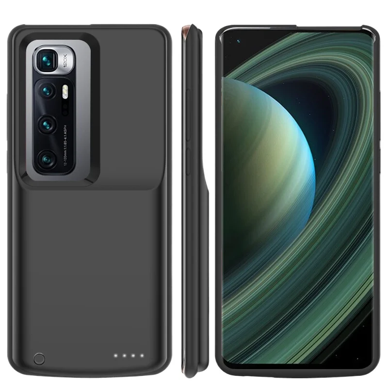 Voor Xiaomi 10s Terug Clip Batterij Power Bank Draagbare Oplader Reservebatterij 10000mAh Externe Batterij Oplader Case 2 stuks