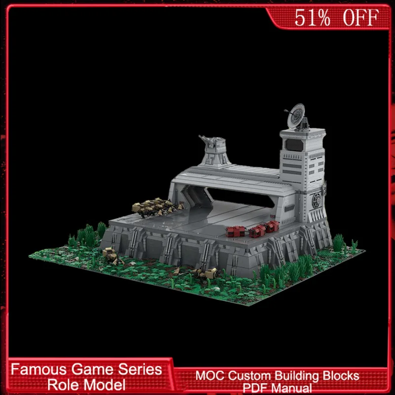 6881 PCS Construction Forest-SpeederPlatformonGrovehold MOC Customize Modular Building Block Educational DIY Festival Toy Gift