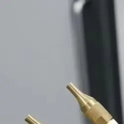 Machine Tool Cooling Spray Nozzle with Thickened Brass Tip 1/2/3mm Orifice Diameter and Flexible 300mm 6x4 Copper Tube
