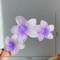 Fashion Gradient Egg Flower Hair Claws Clip Women Girls Sweet Acrylic Hairpins Summer Beach Hawaiian Headwear Hair Accessories - Image 6