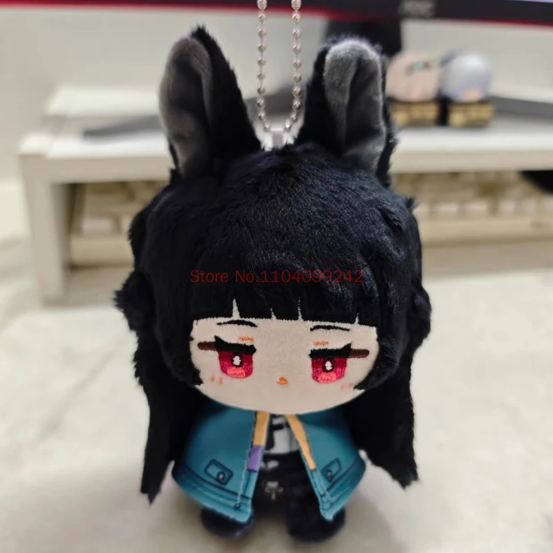 Zenless Zone Zero 12cm Plush Dolls Jane Doe Hoshimi Miyabi Anime Pendant Keychain Game Cartoon Figure Stuffed Toys Adult Gifts