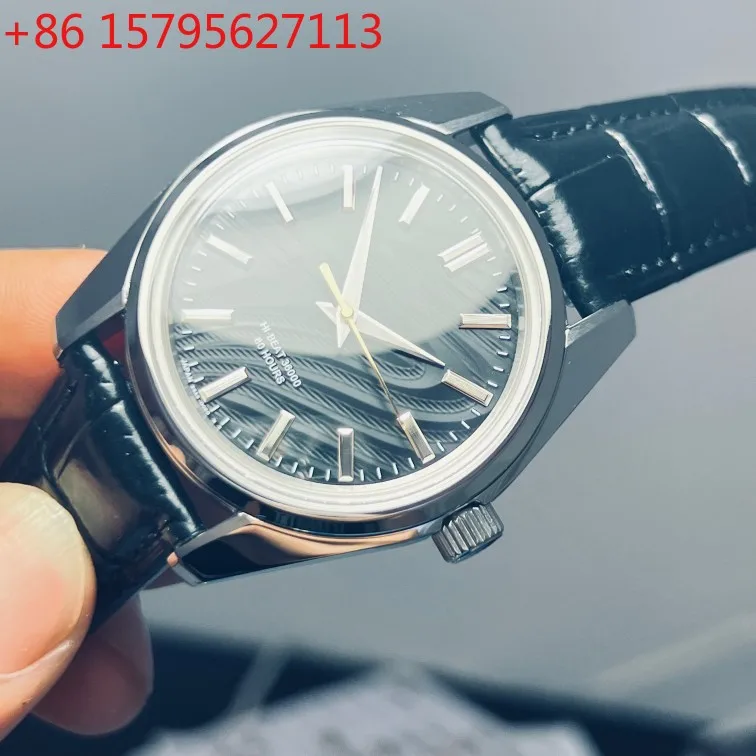 

New quartz movement, multi-color disc with five polished bubble mirrors, fashionable business watch