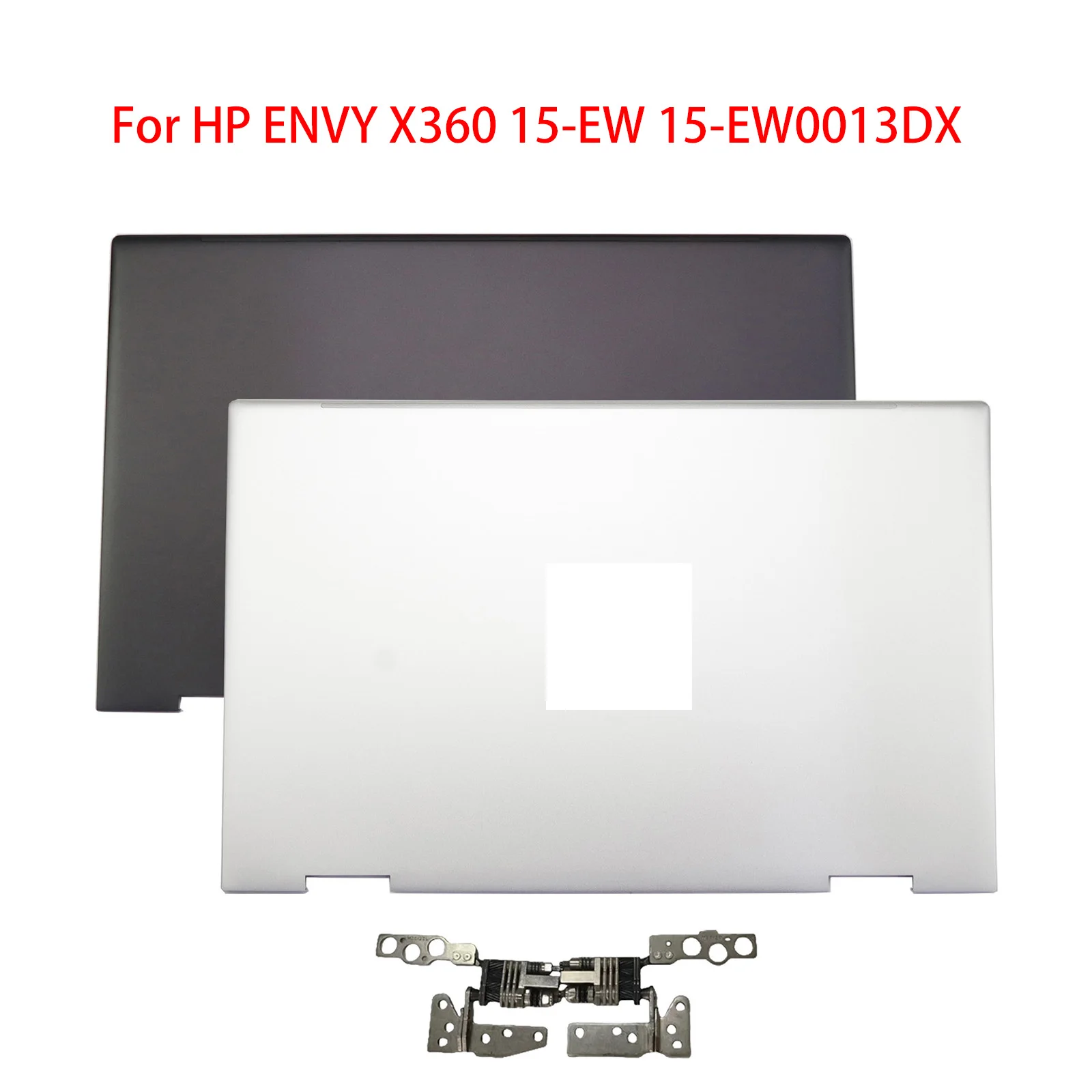 NEW LCD Back Cover Top Case/Hinges For HP ENVY X360 15-EW 15-EW0013DX 15-EW0023DX N09645-001 N09644-001 Silver/Brown