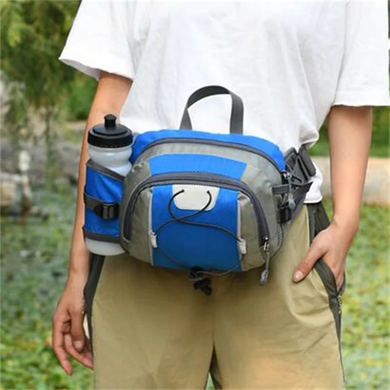 Viagem ao ar livre Fanny Pack para homens e mulheres, bolsa de cintura, bolsa de cinto, bolsa de telefone impermeável, bolsa de corrida