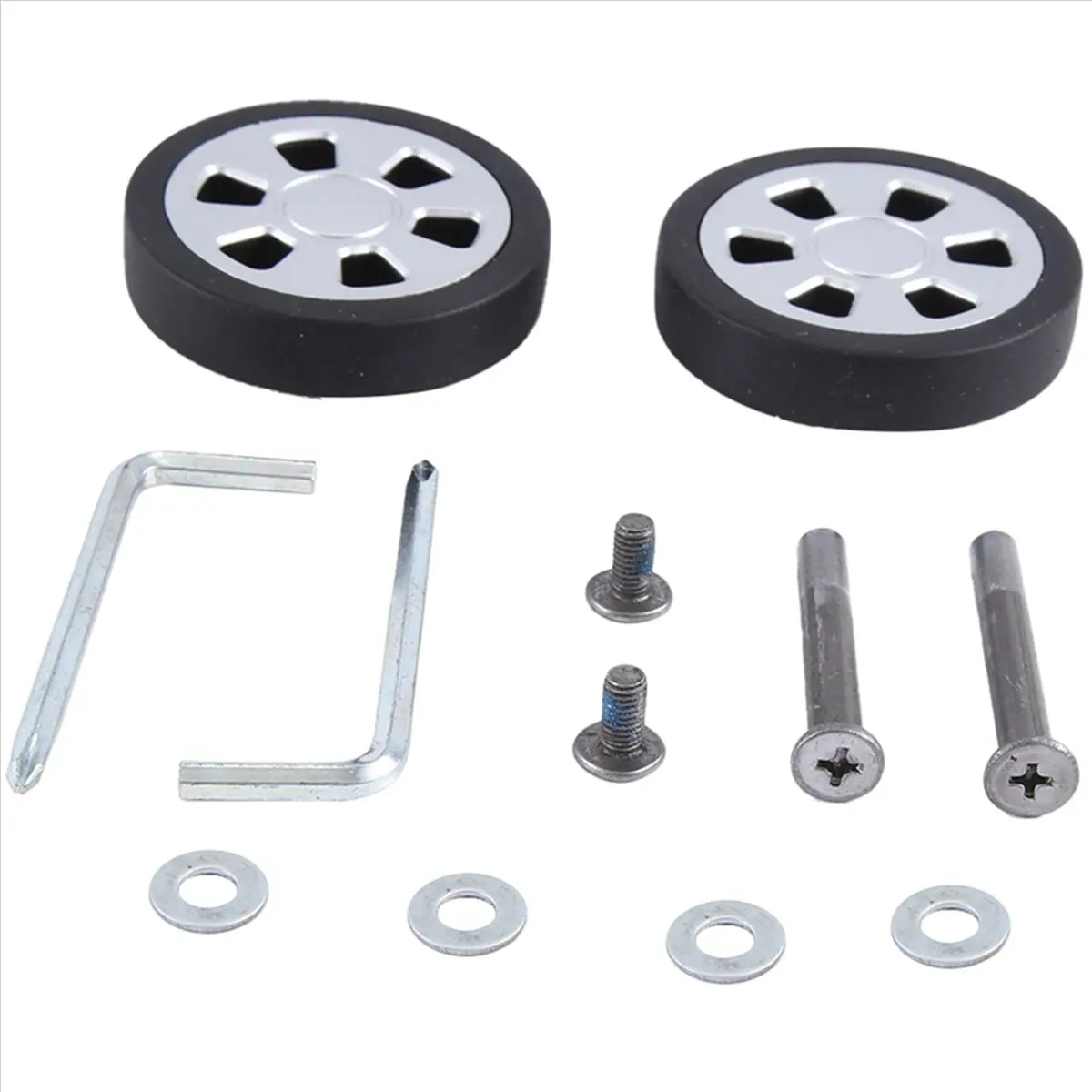 55x13 مللي متر مجموعة من 2 عجلات استبدال حقيبة الأمتعة عجلة ، حقيبة الأمتعة بو عجلات دوارة محامل إصلاح KitA-A51M #3