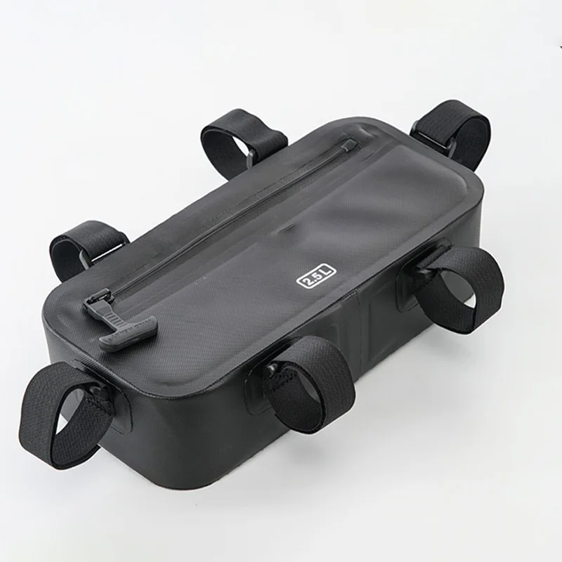 

2.5L Motorcycle Tool Bags TPU IPX8 Waterproof Storage Pack 6 Straps Mount Motor Pack For Motorcycle accessories Bike Travel Gear