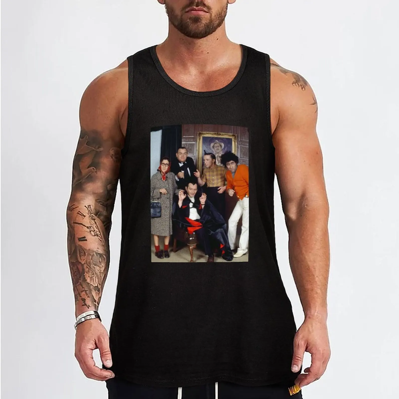 SCTV Cast | Canadian Comedy Tank Top Man sleeveless shirt gym training accessories Men's sports t-shirt Man summer clothes