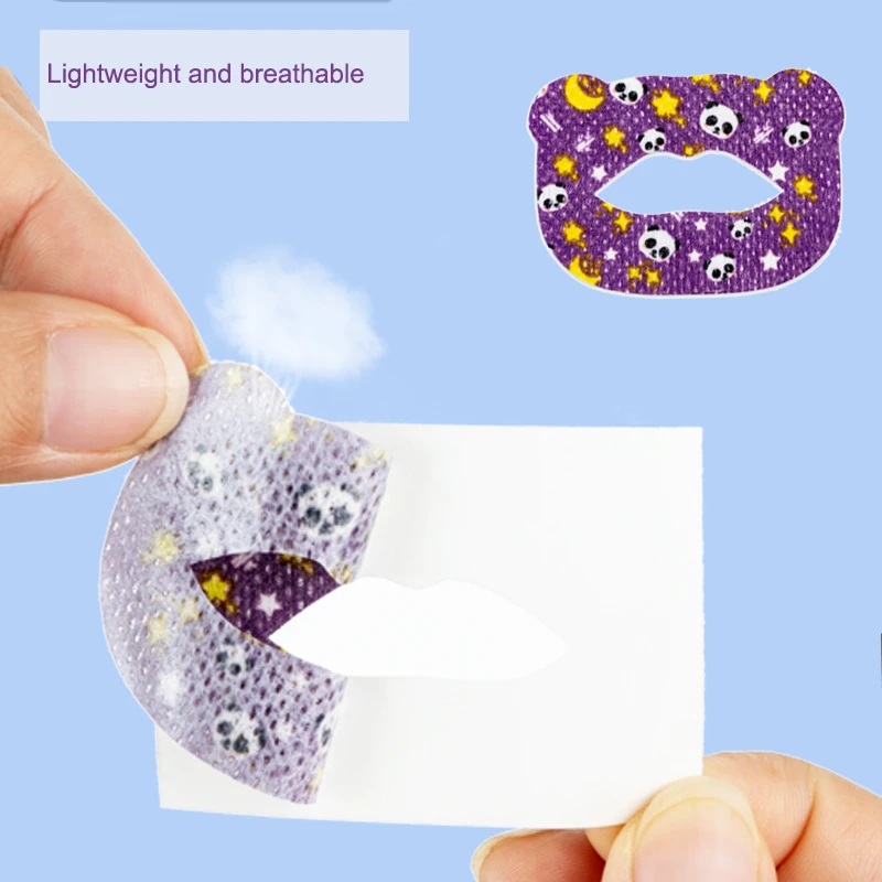 20/30pcs Kids Mouth Tape Sleep Strip Anti-Snoring Mouth Breathing Tape To Improve Sleep Mouth Stickers for Snoring Lip Patch