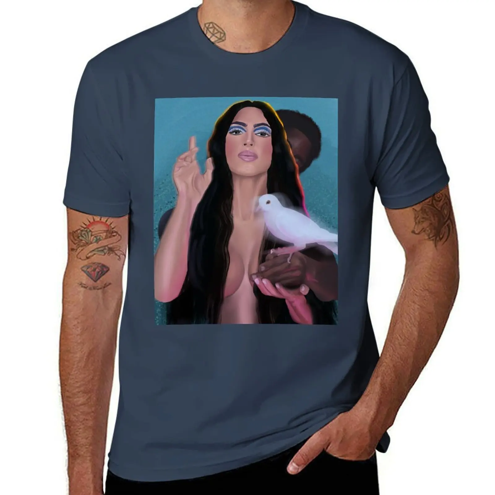 

Kim K & Friends T-Shirt Fashion Graphic Tee for Men