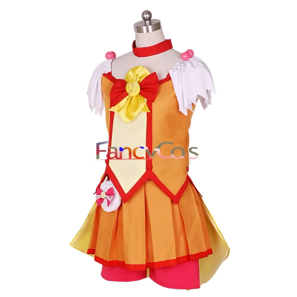 Anime Kid Glitter Force Hino Akane Glitter Sunny Cure Sunny Dress Cosplay Costume Halloween Costumes for Women Carnival Party