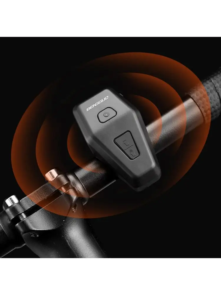 AliExpress NONE Electric Bike Bell USB Rechargeable Bike Warning Safety Bell Waterproof Electronic Bicycle Horn for Mountain Road Bike